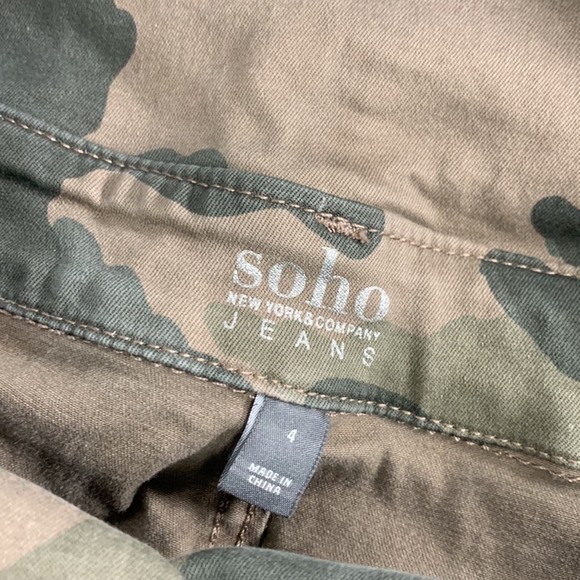Camo Overalls Stretch Jump Suit Bibs Distressed Outdoor Country Size 4 - Picture 10 of 14